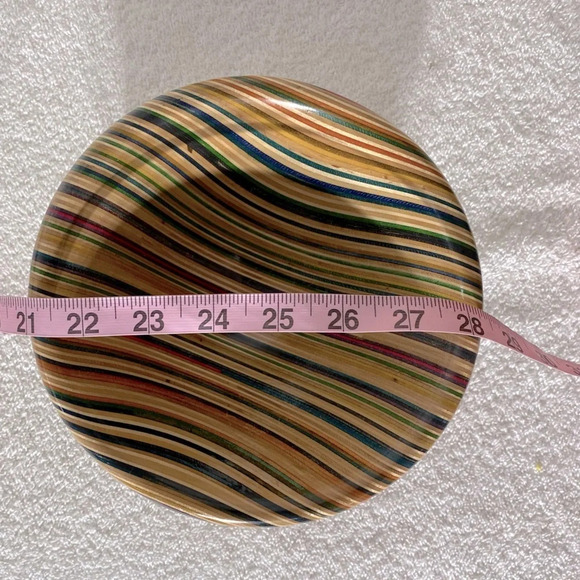 Adrian Martinus Recycled Skateboard  Wood Bowl - Picture 12 of 14